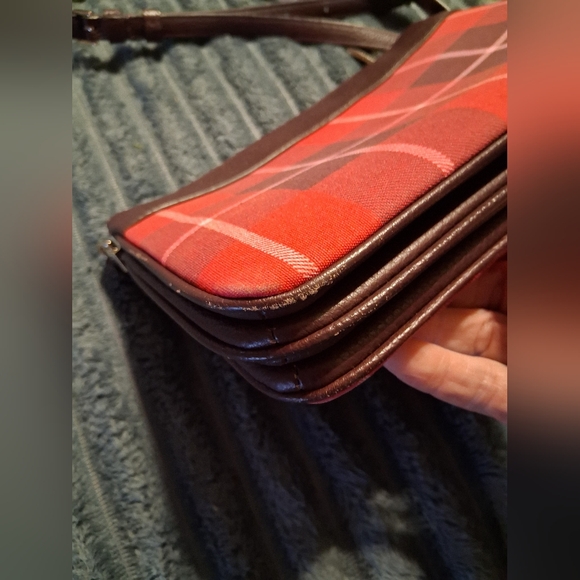 Kate Spade Leila Plaid Triple Gusset Crossbody  - Picture 11 of 16